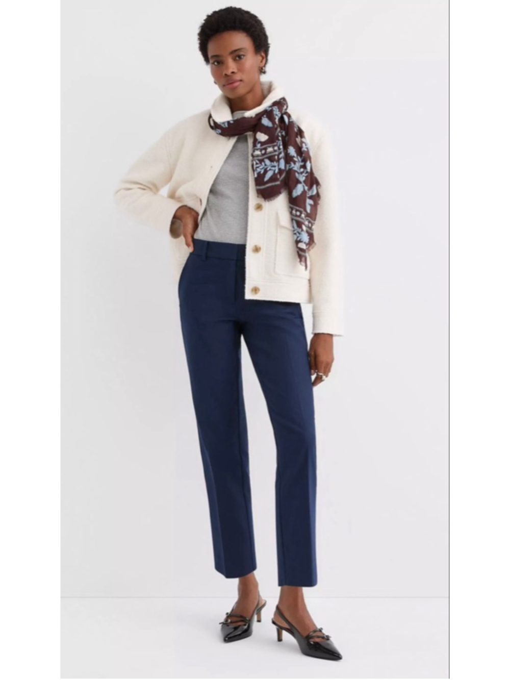 Loft the Riviera slim pant cropped/ankle 10P